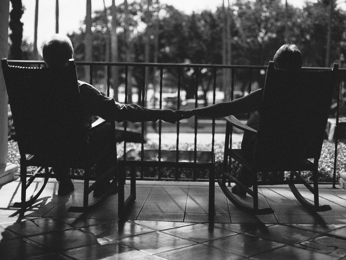 Older Couple Holding Hands